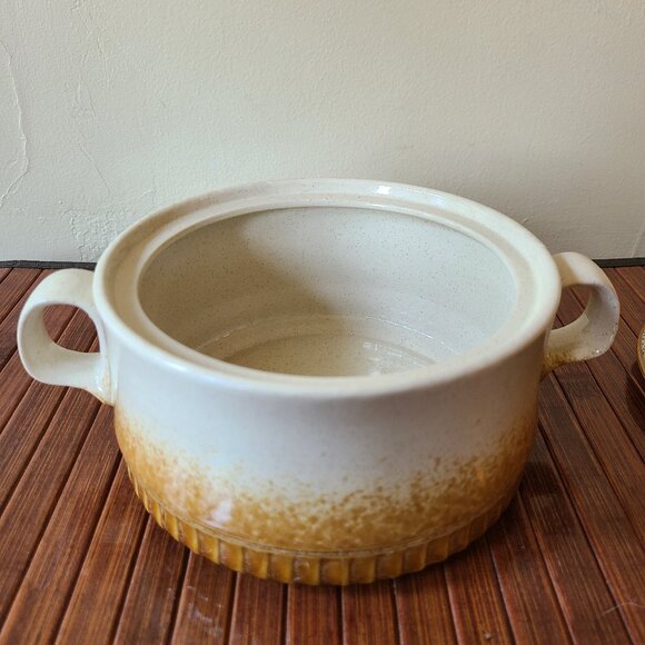 Vintage Sunmarc Japan Stoneware Covered Pot, Bowl, Oven Safe - Picture 7 of 10